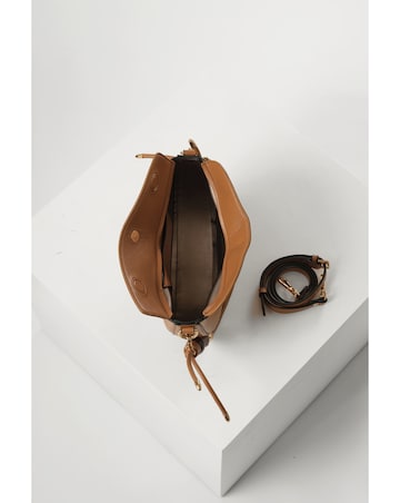Luella Grey  Cora Camel Saddle Crossbody