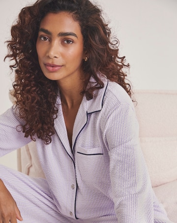 Pretty Secrets Rib Revere Stripe Pyjama Set