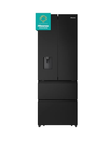 Hisense RF632N4WFE Fridge Freezer - Black E Rated