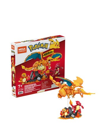 Mega Construx Pokemon Charmander Evolution Set