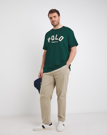 Polo Ralph Lauren Green Arched Varsity Logo T-Shirt
