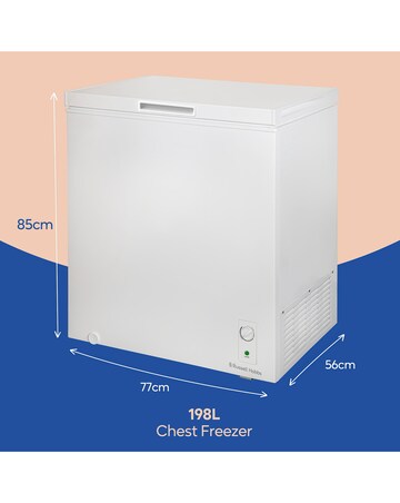 Russell Hobbs RH198CF0E1W 198 Litre Chest Freezer - White