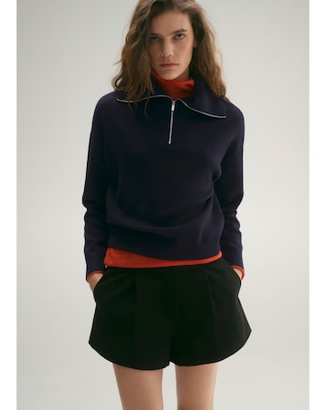 Mango Latitas Zip Up Sweater