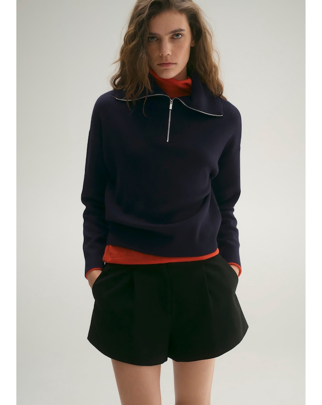 Mango Latitas Zip Up Sweater