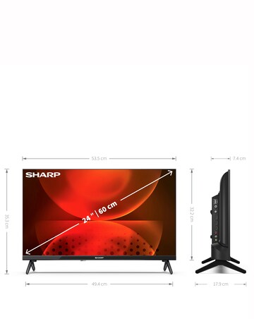 Sharp T-C24FH2KL2AB 24in Smart HD Android LED TV