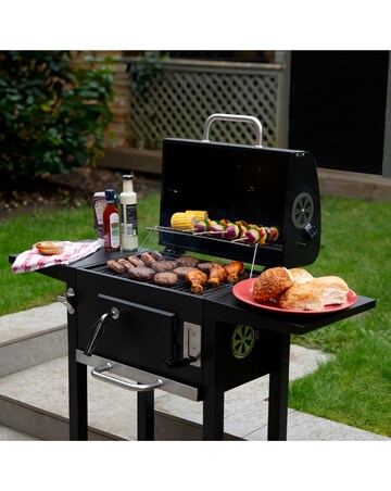 George Foreman Large Smoker Charcoal BBQ