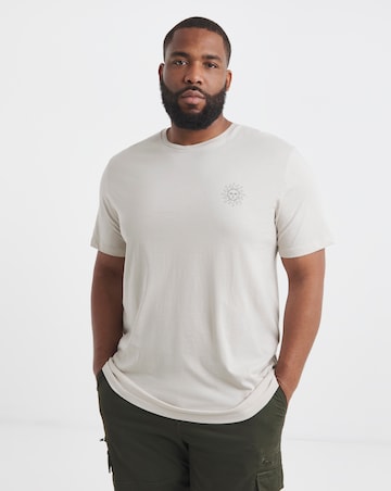 Jack & Jones Jackie crew Neck T-Shirt - Moonbeam