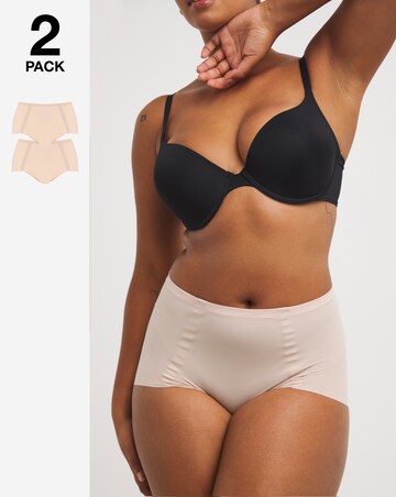 Maidenform 2Pk Light Control Sleek Tummy Smoother Knicker