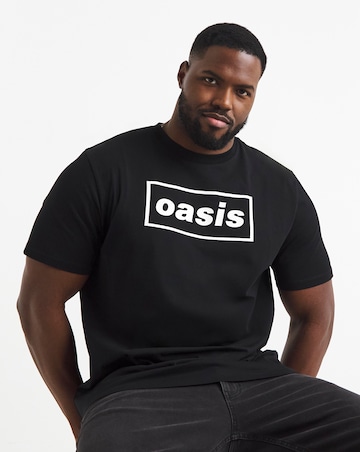 Jack & Jones Oasis Crew Neck T-Shirt - Black Multi