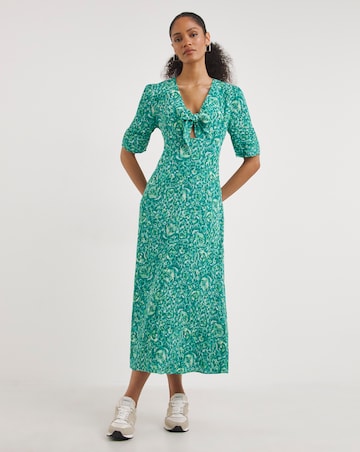 Whistles Clouded Floral Mesh Dress