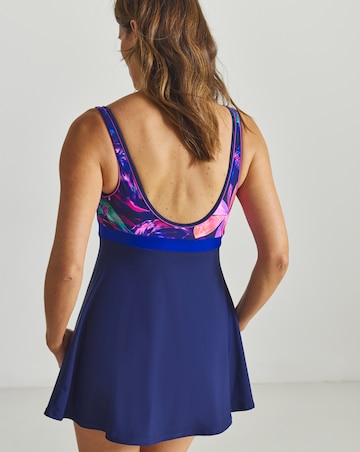 Beach To Beach Swimdress With Shorts