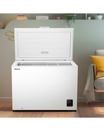Hisense FC386D4AWLE Static 297L Chest Freezer - White