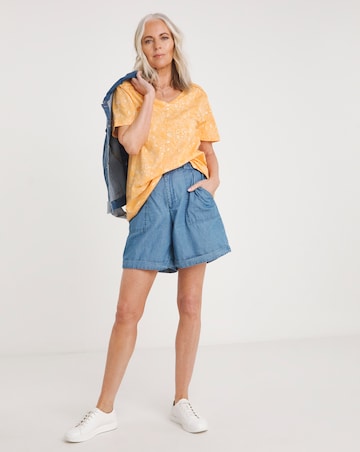 Julipa Pure Cotton V Neck T-Shirt