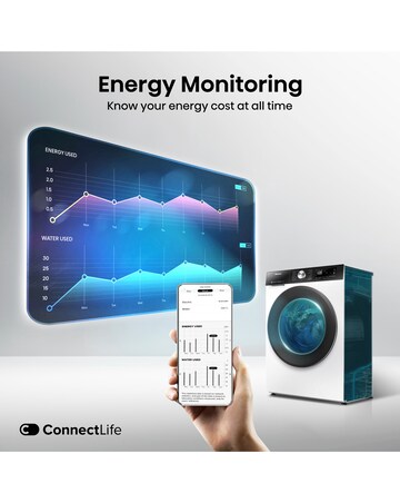 Hisense 3S Series WF3S9043BW3 WiFi-enabled 9kg 1400 Spin Washing Machine - White