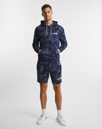 ellesse Tie Dye Logo Embroidered Hoodie