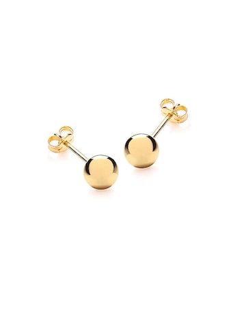 9Ct Gold Ball Earrings