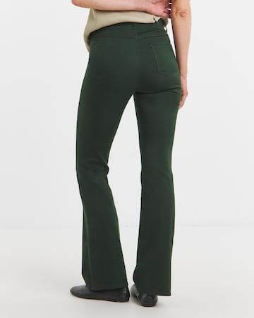 Khaki Stretch Bootcut Jeggings