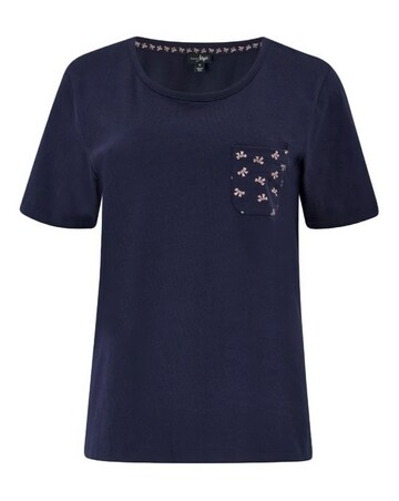 Pour Moi Cotton Jersey Bow Print Short Sleeve Pyjama Set