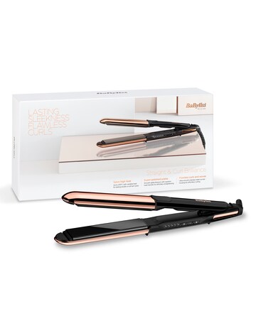 BaByliss Titanium Brilliance Straight & Curl Hair Straightener