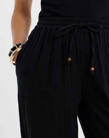 Cotton Cheesecloth Balloon Trousers