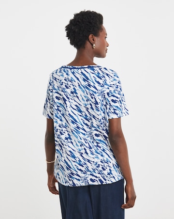 Bubble Hem Sleeve Top