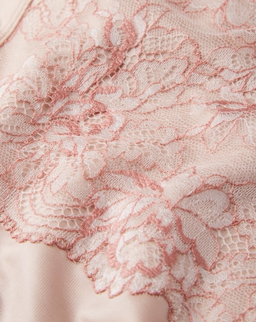 MAGISCULPT Ella Lace Firm Tummy Control Waist Nipper Knickers - Blush