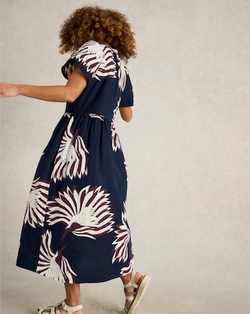 White Stuff Clove Linen Blend Dress