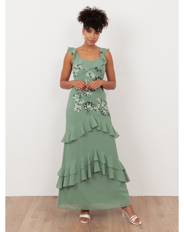 Maya Deluxe Embellished Dress