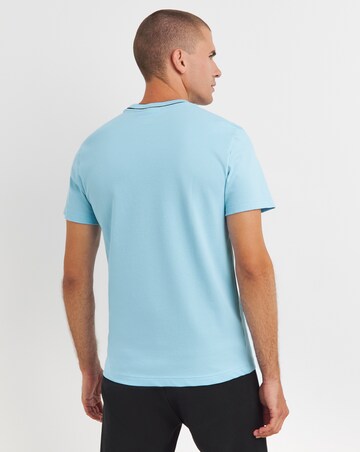 Lacoste Short Sleeve Pale Blue Contrast Piping T-Shirt