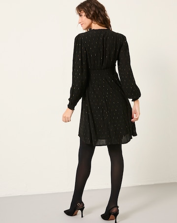 Fatface Lily Metallic Dress