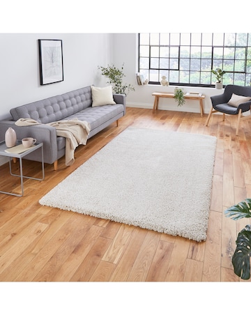 Think Rugs Sierra Plain Shaggy Rug