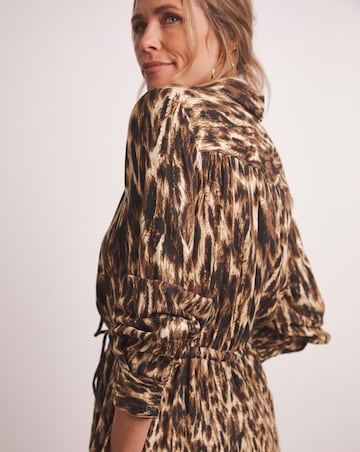 Anthology Long Sleeve Printed Maxi Dress