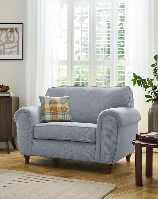 Edgar Fabric Snuggler Chair