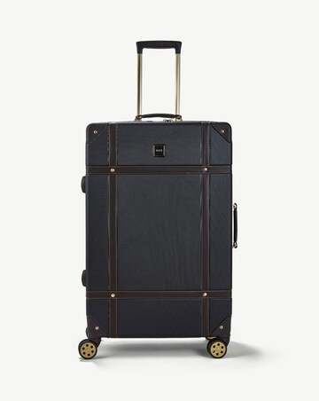Rock Vintage Large Suitcase - Black