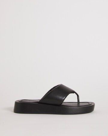 Shalia Volume Toe Post Flat Sandals Wide Fit Simply Comfort