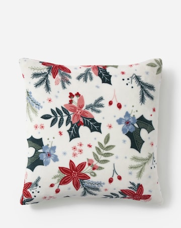 Noelle Christmas Floral Cushion