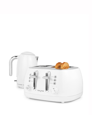 Salter Boston Rapid Boil White Kettle