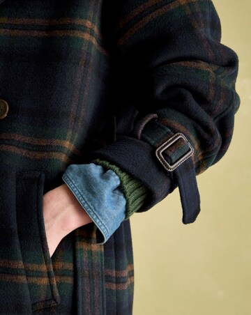 Joules Amberley Check Longline Coat