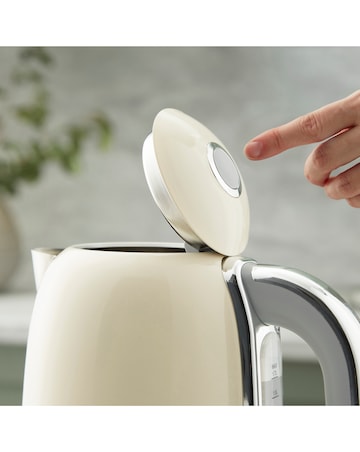 Swan Solace Kitchen Set, 1.7L Kettle, and 930W 2 Slice Toaster - Cream