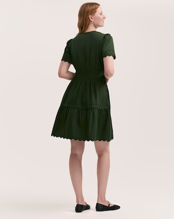 Finery London Scallop Mini Dress