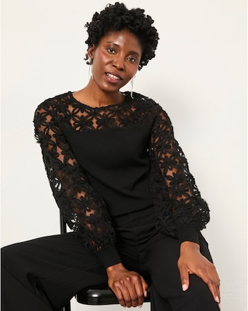 Fatface Lace Insert Top