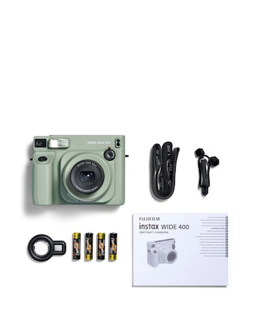 Fujifilm Instax Wide 400 EX D Instant Camera & 20 Shot Pack