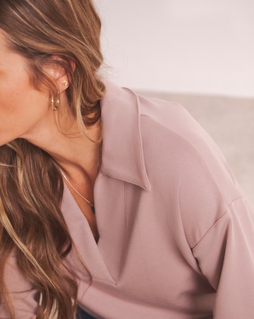 Anthology Rib Collar Modal Sweatshirt