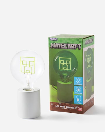 Minecraft Creeper LED Neon Bulb Lamp UK
