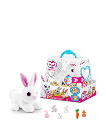 Pets Alive Mama Bunny & Baby Surprise Playset