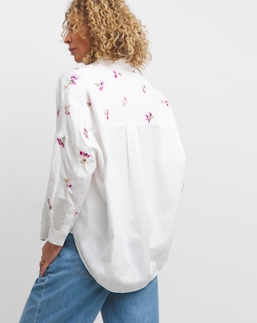 French Connection Chrla Rhodes Embroidered Top