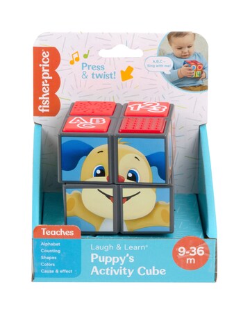 Fisher-Price Laugh & Learn Puppy's Activity Cube Learning Toy