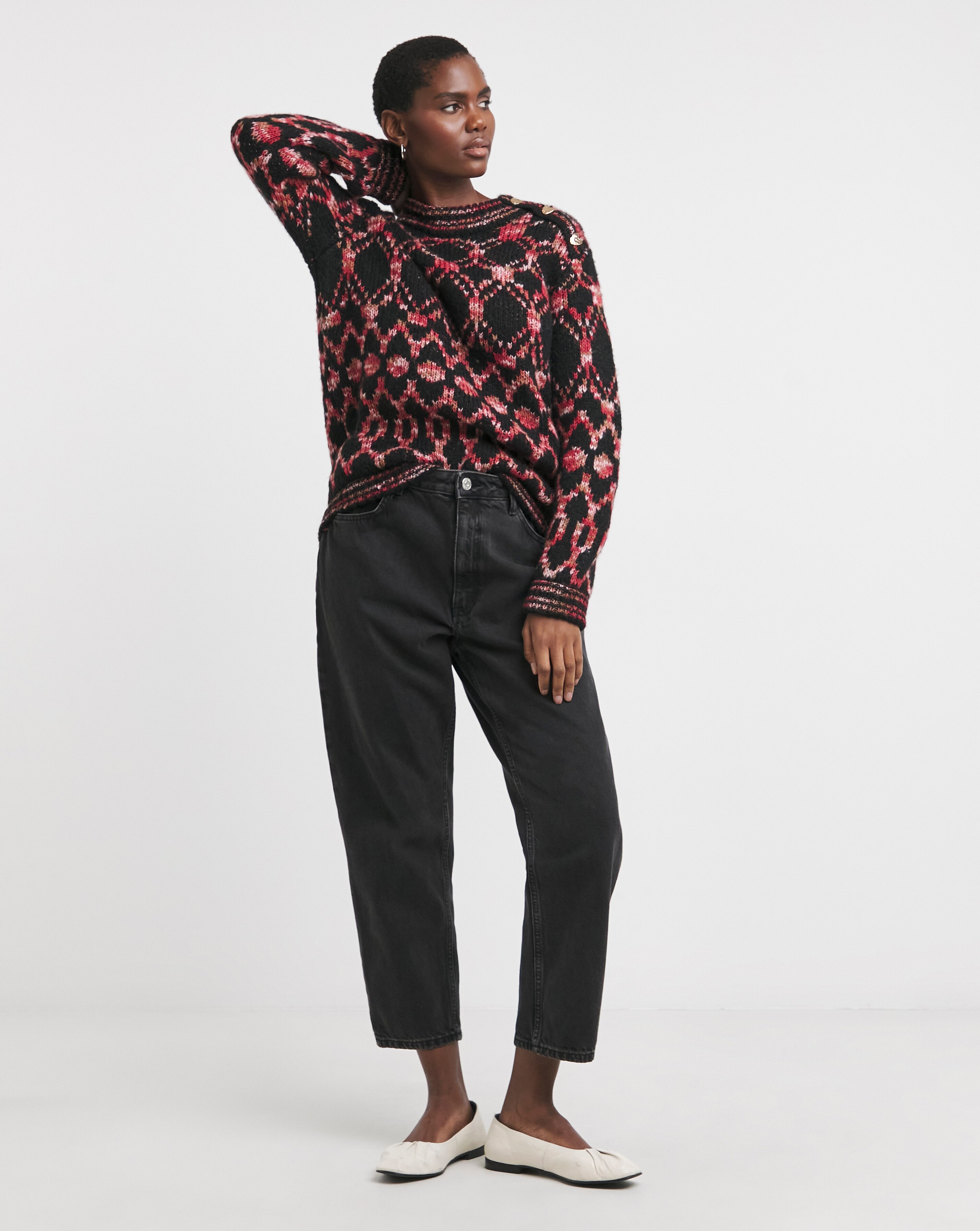 Joe Browns Funky Red Jumper | JD Williams