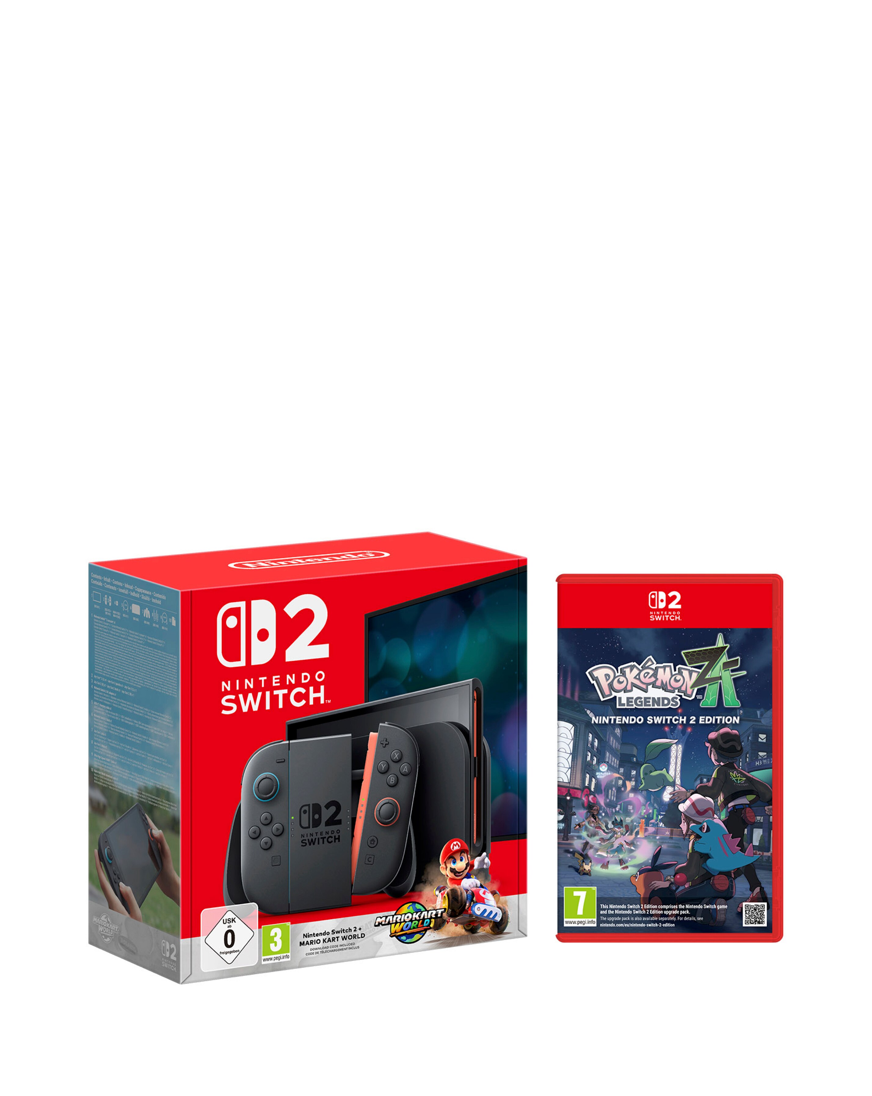 Nintendo Switch 2 Console + Mario Kart World + Pokemon Legends