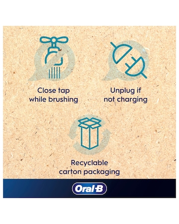 Oral-B Pro 1 3D White Pink Electric Toothbrush with Travel Case